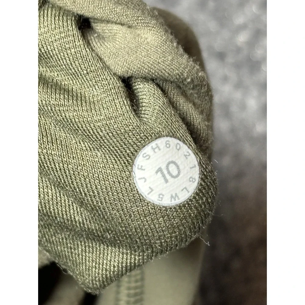 Lululemon Align Leggings Womens 10 Green High Rise Yoga Athleisure Run Gym Daily